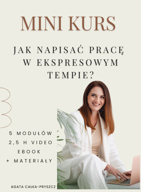 JAK NAPISAĆ PRACĘ W EKSPRESOWYM TEMPIE?
