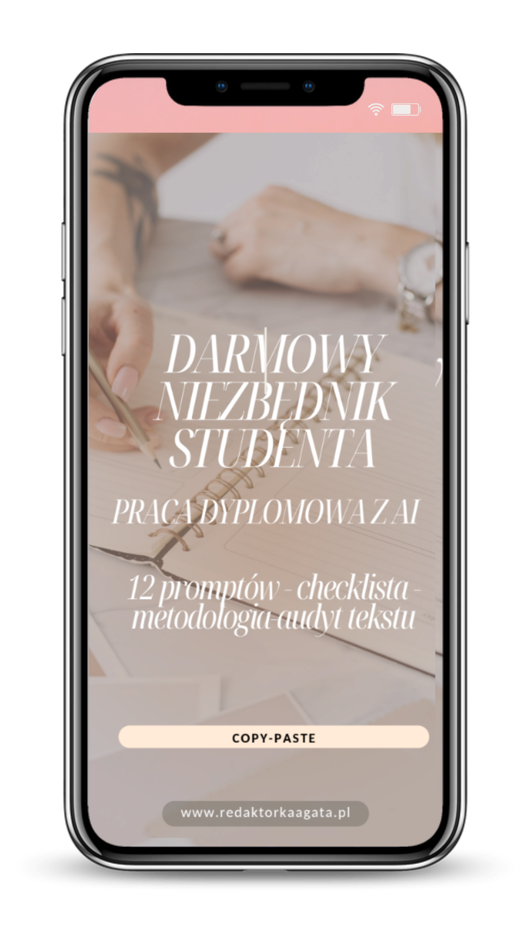 DARMOWY NIEZBĘDNIK STUDENTA. PRACA DYPLOMOWA Z&nbsp;AI